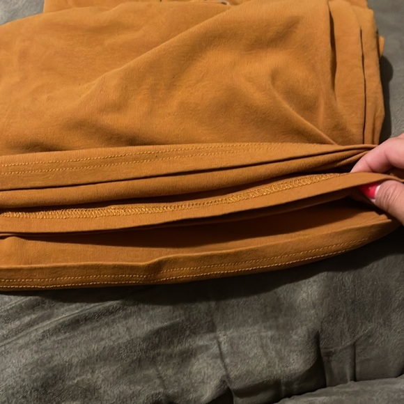 Womens mustard brown dress size Large - Picture 5 of 6